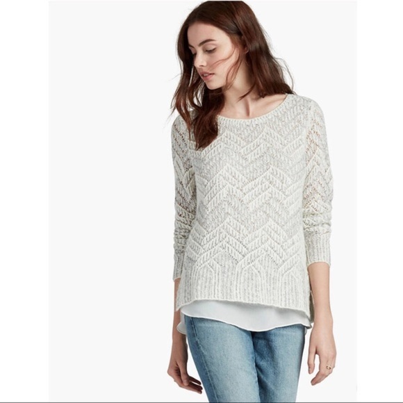Lucky Brand Sweaters - Lucky Brand Chevron Shine Sweater